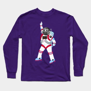 Disco Ball Astronaut Long Sleeve T-Shirt